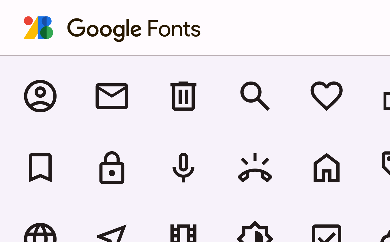 Google Material Symbols