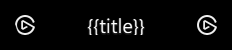 Stream Deck Neo Infobar layout with the title in the middle, and an image either side.